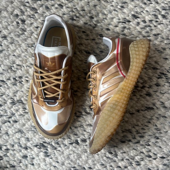 Adidas brown tan Polta AKH II sneakers special collaboration with Craig Green - Picture 2 of 7